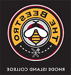 Beestro logo with text, bee, and crossed knife and fork